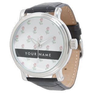Red Roses, Pattern Of Roses, Your Name Watch