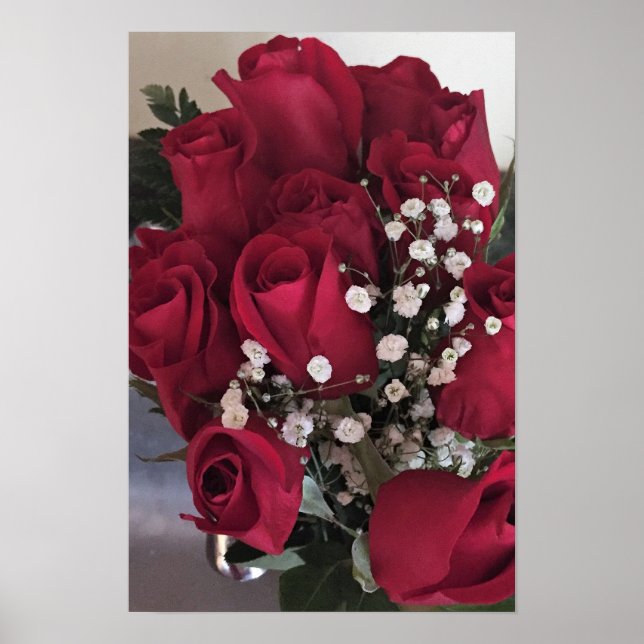 Red Roses Photo Poster (Front)