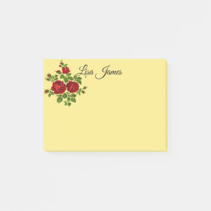 Red Roses Post-it-Notes Post-it Notes
