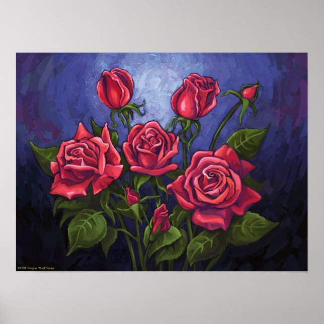 Red Roses Poster (Front)