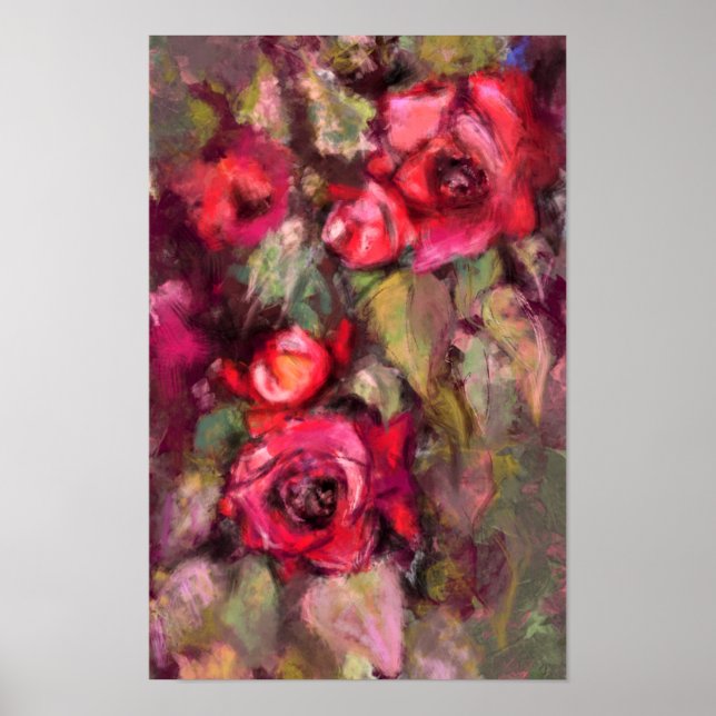 Red Roses Poster (Front)