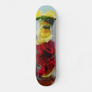 Red roses skateboard