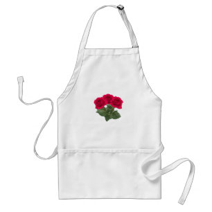 Red roses standard apron