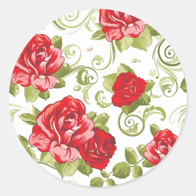 Red Roses Stickers (Front)