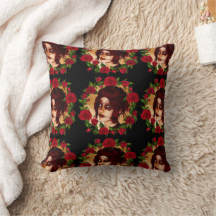 Red Roses Sugar Doll Cushion
