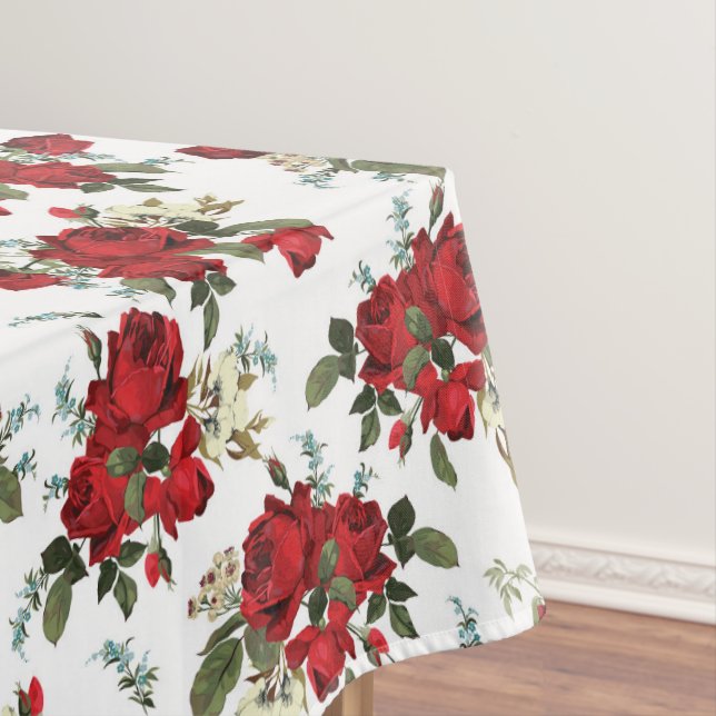 Red Roses Tablecloth (In Situ)