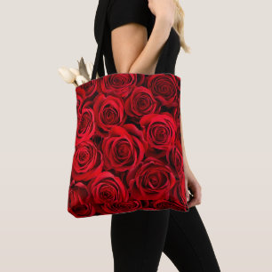 Red Roses Tote Bag