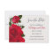 Red roses Wedding Save the Date