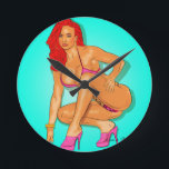 REd Round Clock<br><div class="desc">Art by vain & shameless</div>