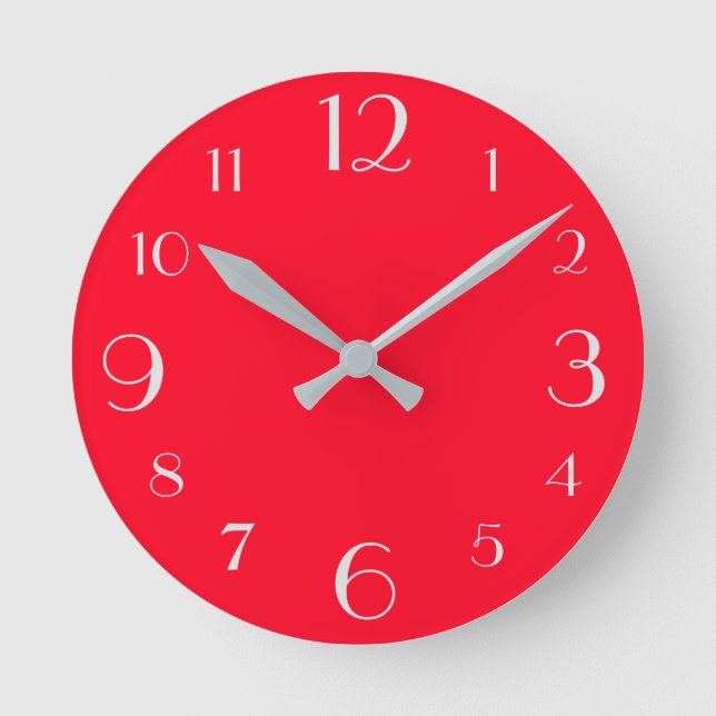 Red Round Clock (Front)