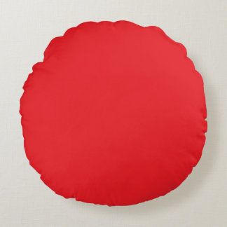 Red Round Cushion