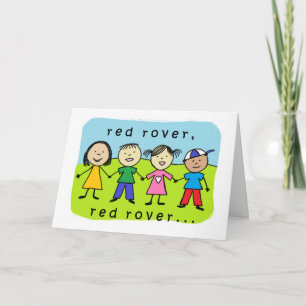 Red rover 100th birthday card