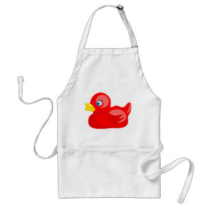 Red Rubber Duck Standard Apron