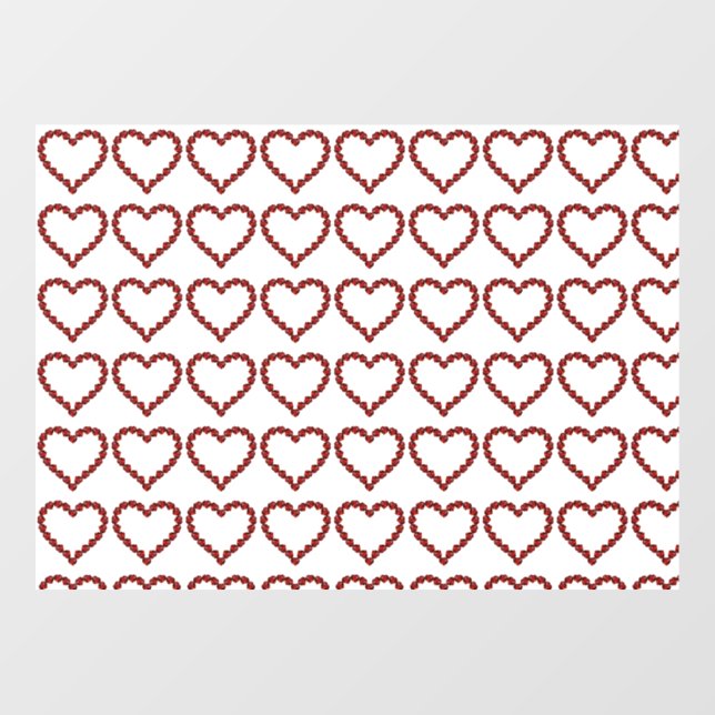 Red Ruby Gemstone Heart (Sheet)