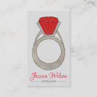 Red Ruby Ring Gemstone Jewel Jewellery Appraisal