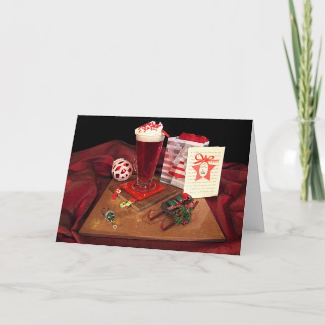 Red Rudolph - Holiday Card (Front)