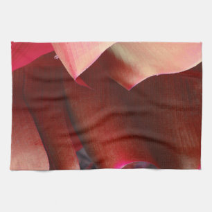 Red Ruffles Tea Towel