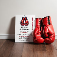 Red Rumble First Knockout Boxing Birthday