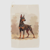 Red Rust Brown Doberman Pinscher Dog