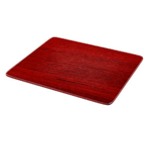 Red Rustic Wood Digital Print Cutting Board