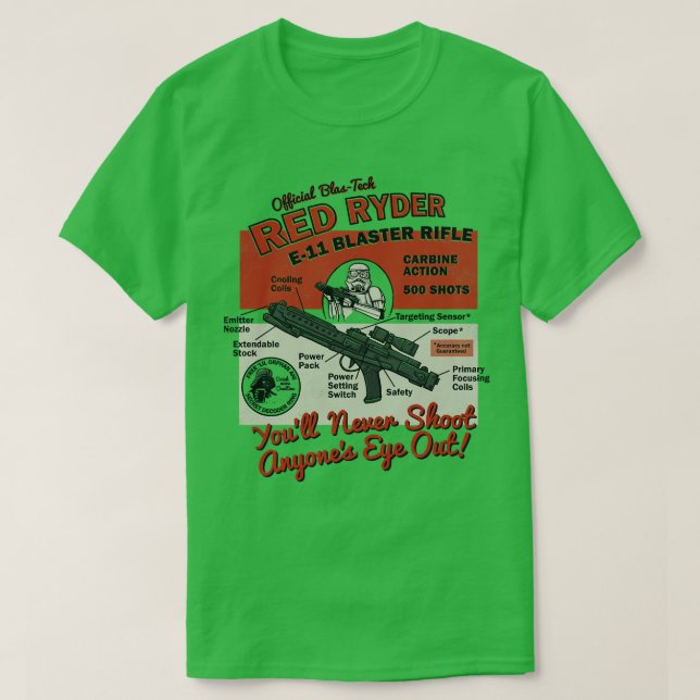 Red Ryder Blaster T-Shirt (Design Front)