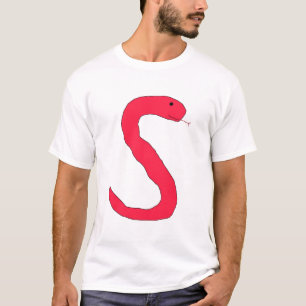 Red S Snake apparel T-Shirt