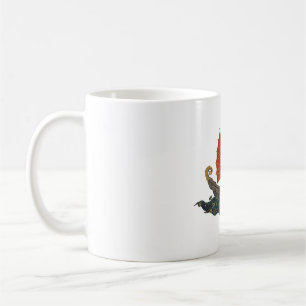 Red Sail Junk Chinese Treasure Ship Coffee Mug