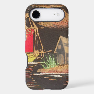 Red Sailboat Landscape Oil Painting Art Print