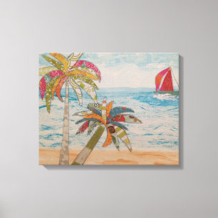 Red Sails  Canvas Print