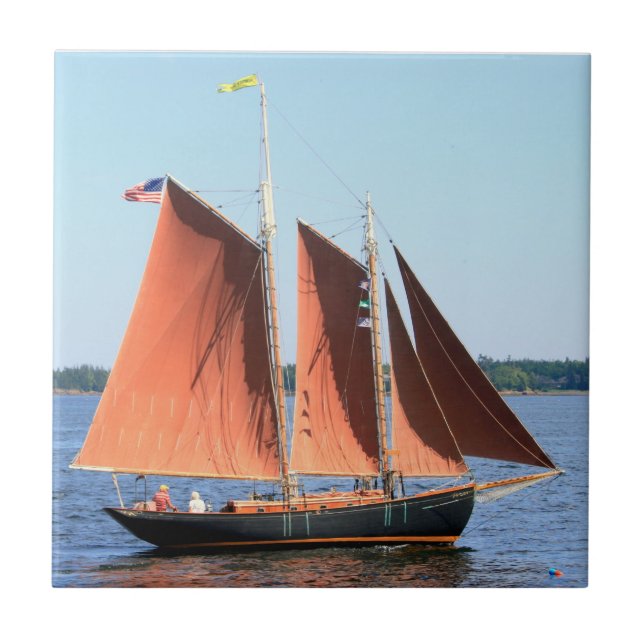 red sails schooner tile (Front)