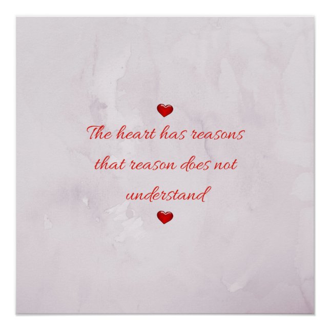 Red Saint Valentine's Day Poster (Front)