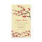 Red Sakura Oriental  Cherry Blossoms Business Card