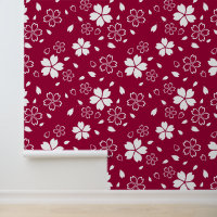 Red Sakura Pattern