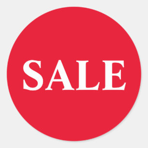 Red Sale Sticker