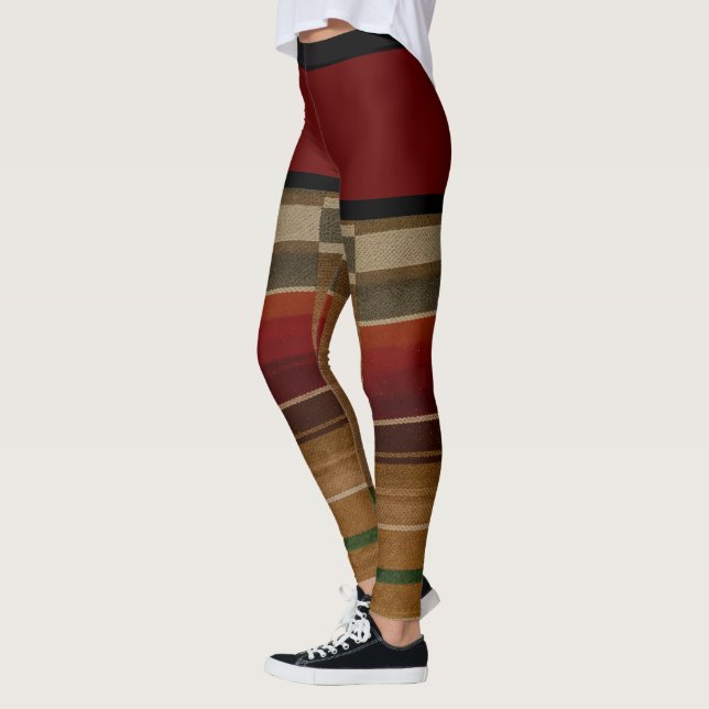 "RED SALSA" - ACTIVEWEAR LEGGINGS (Left)