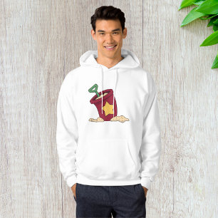 Red Sand Bucket with Star and Shovel Hoodie