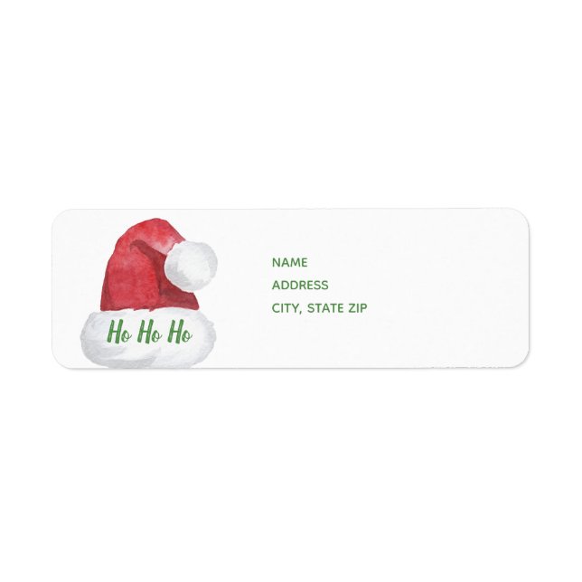 Red Santa Hat/ Ho Ho Ho (Front)