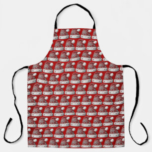 Red Santa Hat Holiday Apron