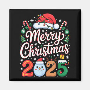 Red Santa Hat Reindeer Merry Christmas Xmas Matchi Magnet