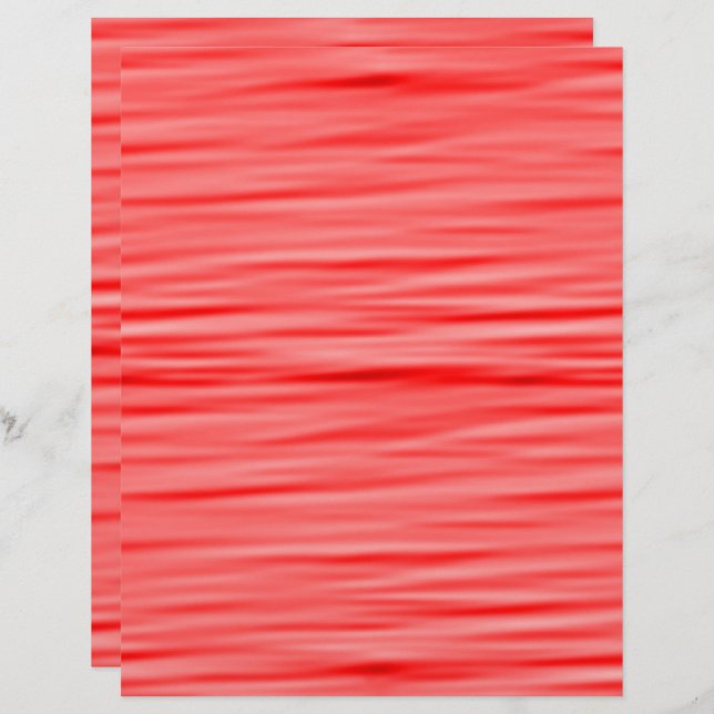 Red Satin Look Scrapbook Paper (Front/Back)
