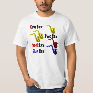 Red Sax Blue Sax T-Shirt