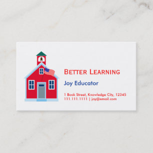 Red School House Business Card