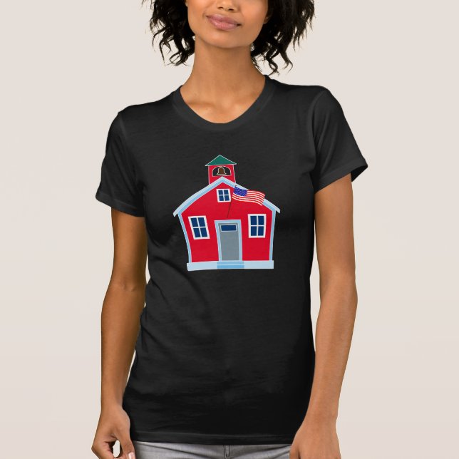 Red School House T-Shirt (Front)