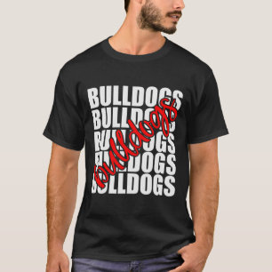 Red School Sports Fan Team Spirit T-Shirt