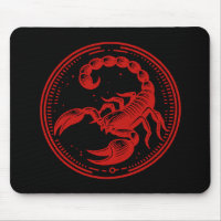 Red Scorpion Astrology Zodiac Sign Scorpio