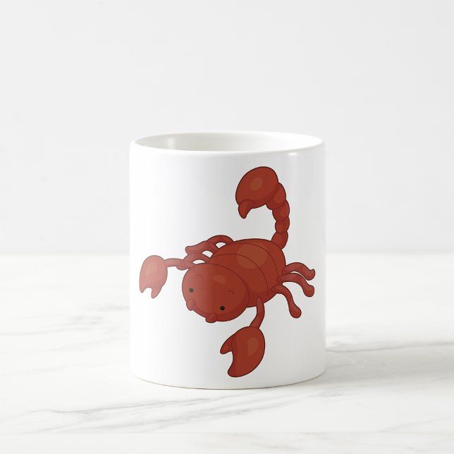 Red Scorpion Illustration Coffee Mug (Creator Uploaded)