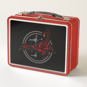 Red Scorpion Metal Lunch Box