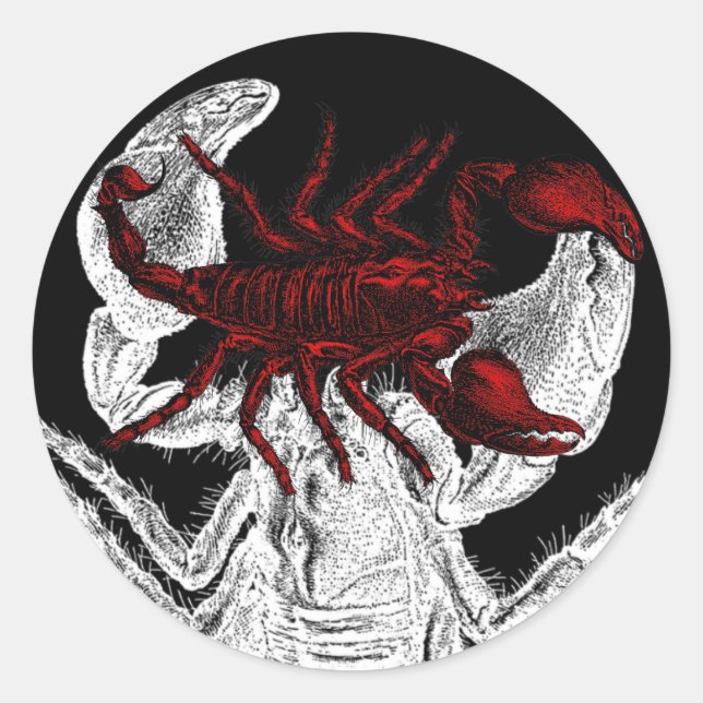 Red Scorpion - Sticker (Front)