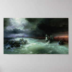 Red Sea Crossing Poster (Aivasovsky)