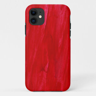 Red Seamless Background Abstract And Watercolor iPhone 11 Case